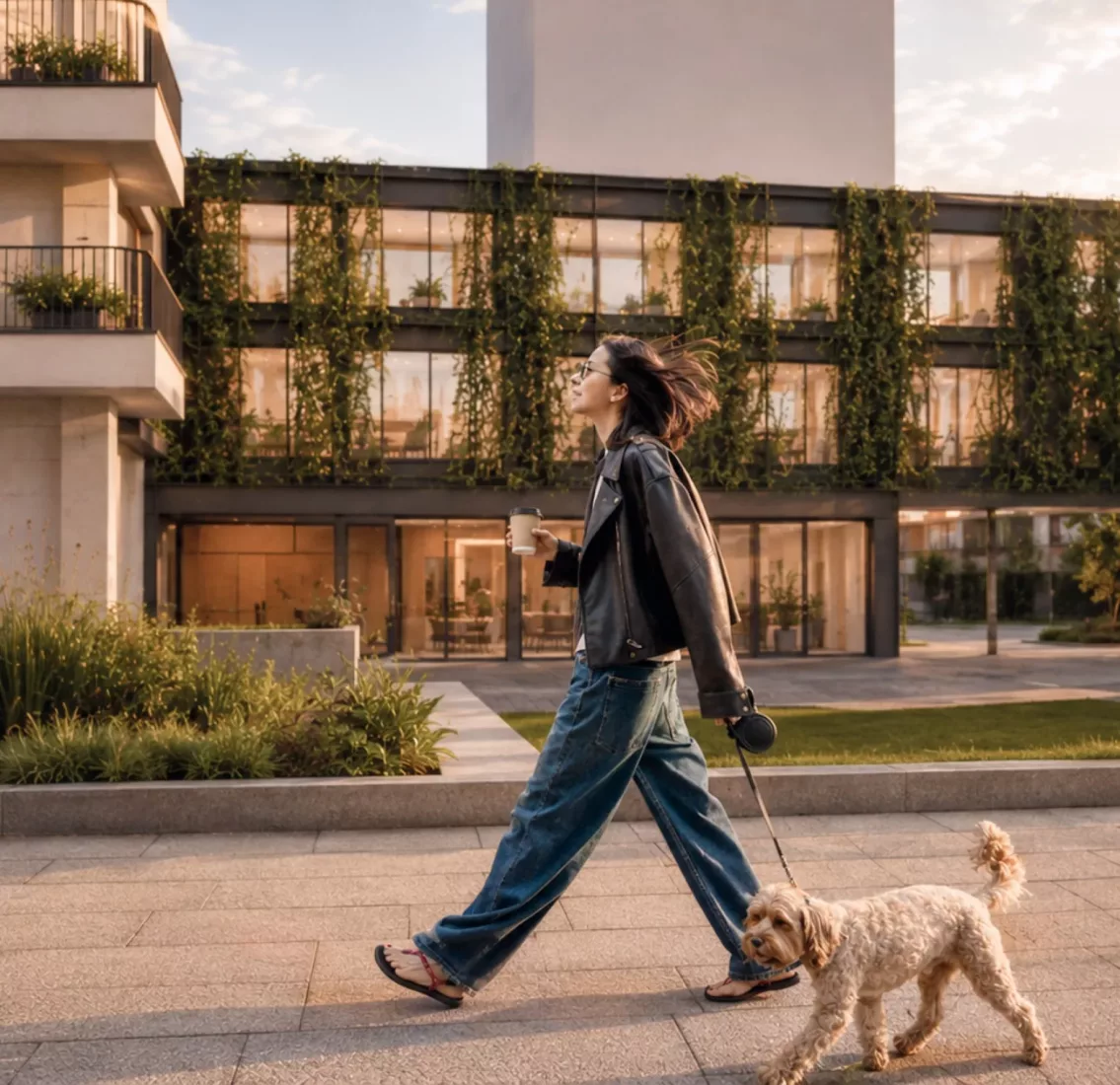 Slow living – procházka se psem